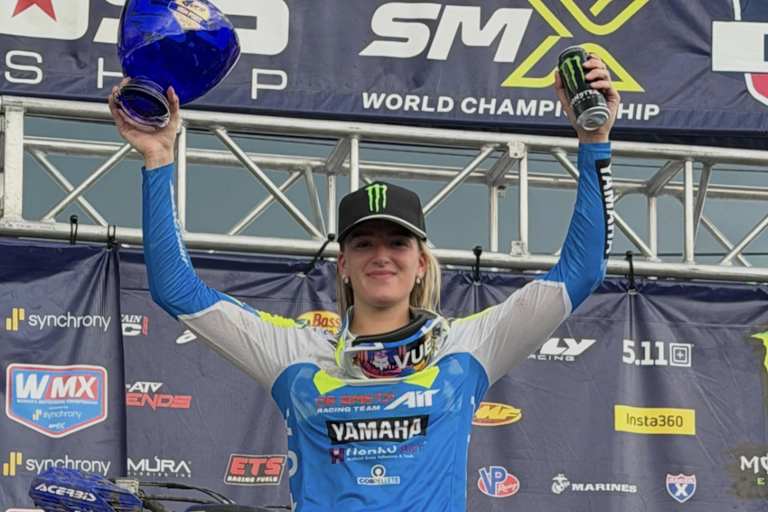Lotte van Drunen feiert ihr Podium in High Point