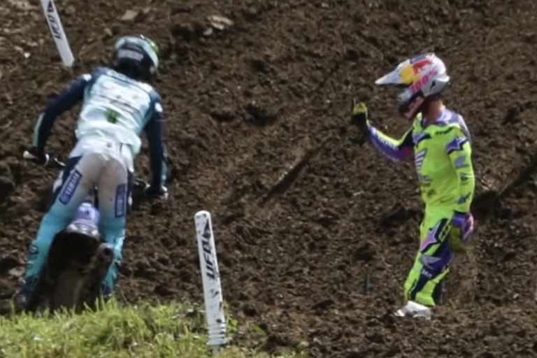 Jett Lawrence zeigte Haiden Deegan in High Point den Mittelfinger