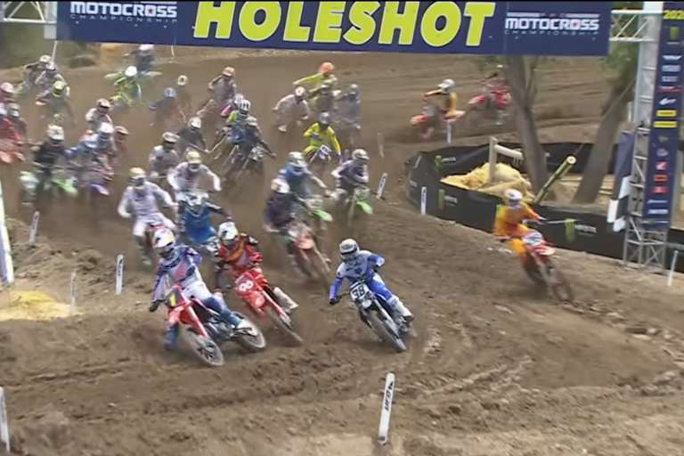 Jett Lawrence zog im ersten Lauf den Holeshot