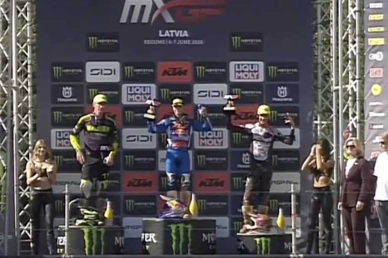 MX2-Podium in Kegums