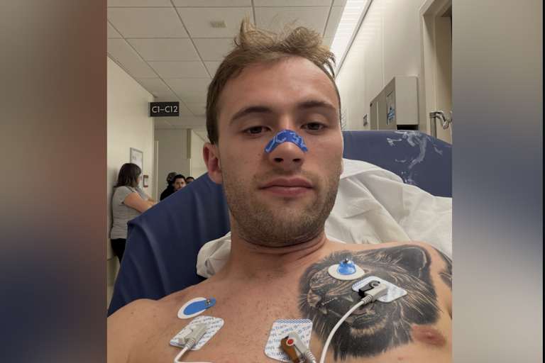 Justin Cooper meldete sich aus dem Krankenhaus