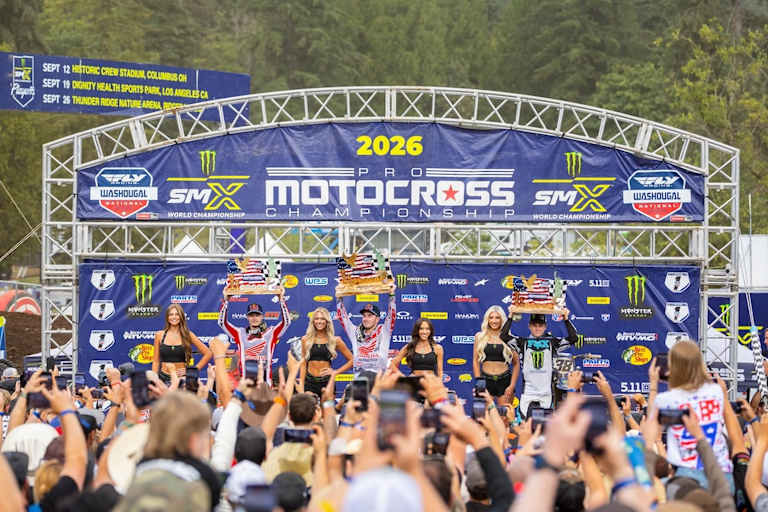 Das Podium in Washougal