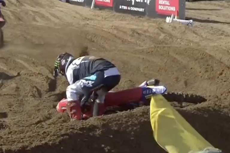 Jeffrey Herlings stürzte in Führung liegend