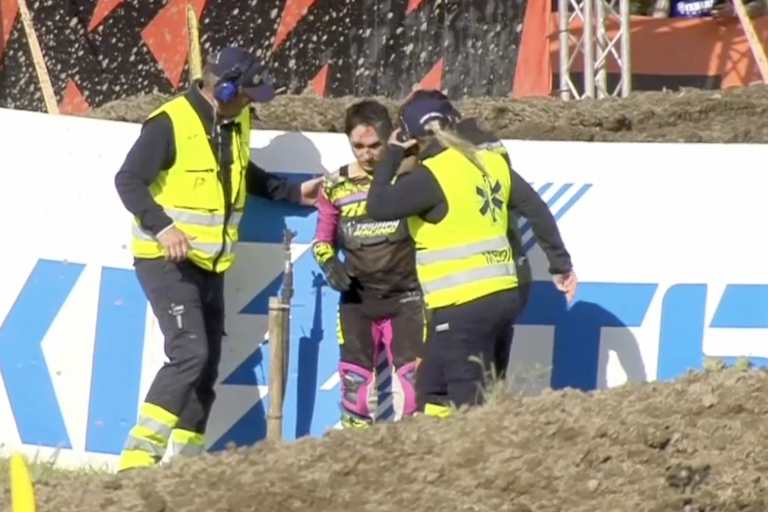 Guillem Farres nach seinem Crash
