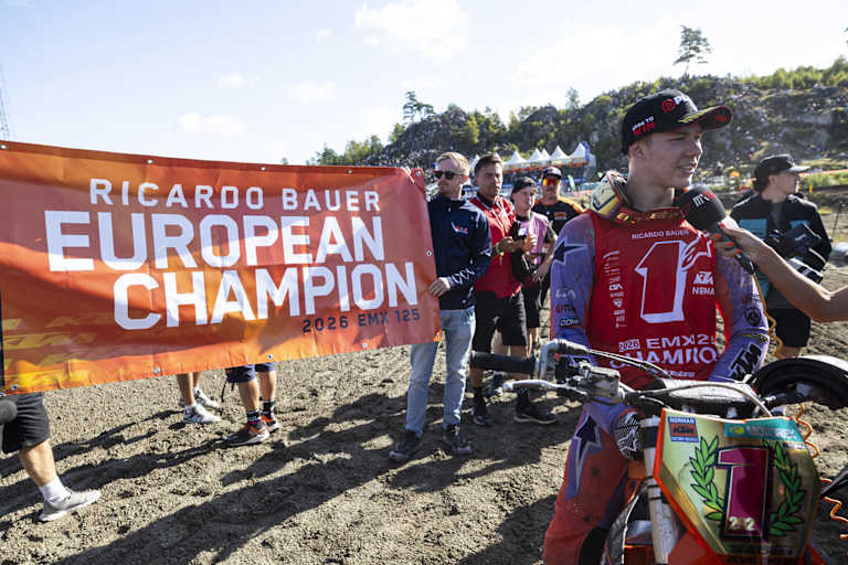 Ricardo Bauer wurde vorzeitig EMX125 Europameister