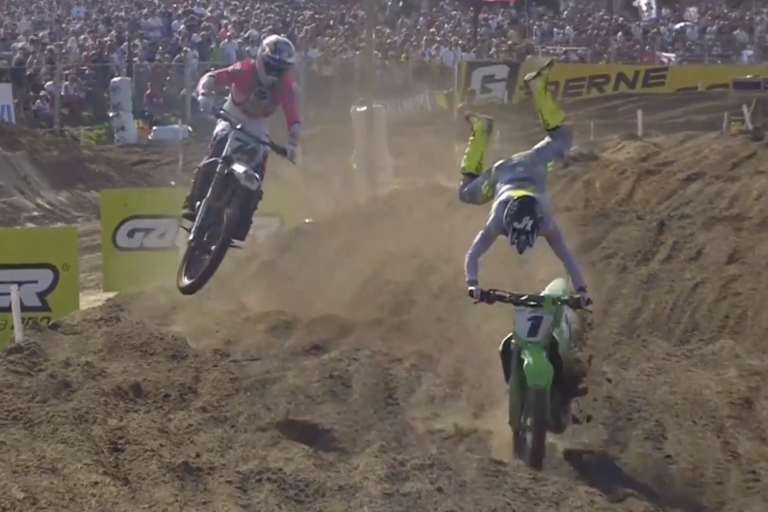 Romain Febvre flog im zweiten Lauf in Lommel ab