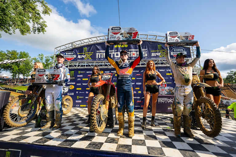 Das 250er-Podium in Budds Creek