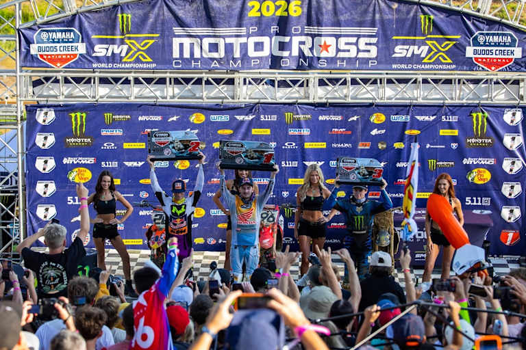 Das 450er-Podium von Budds Creek
