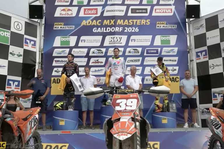 Das Masters-Podium in Gaildorf