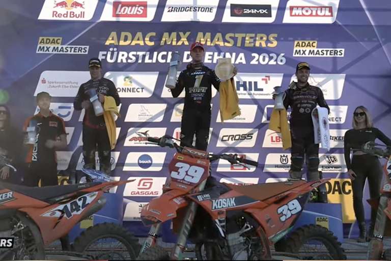 Das Podium in Drehna