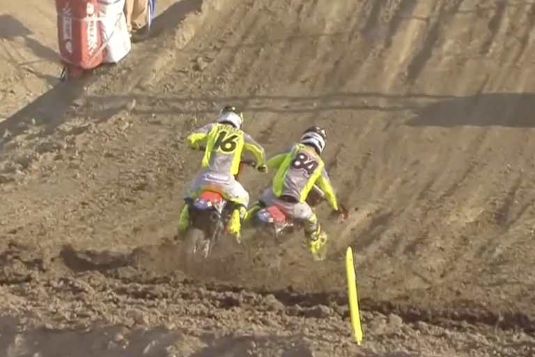 Jeffrey Herlings platziert das entscheidende Überholmanöver