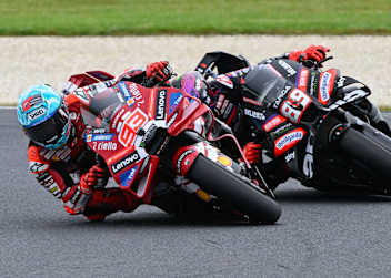 Marc Marquez im Duell mit Jorge Martin
