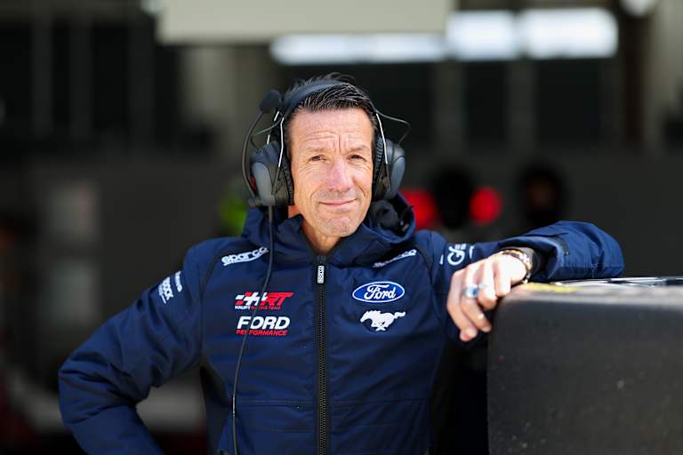 Manuel Reuter bei seiner Tätigkeit für das Haupt Racing Team