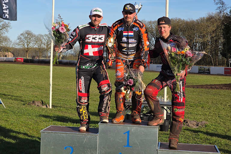 Romano Hummel gewann in Balkbrug vor Kenneth Kruse Hansen und Patrick Kruse