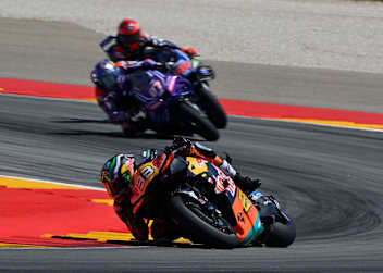 Brad Binder hatte ein turbulentes Rennen