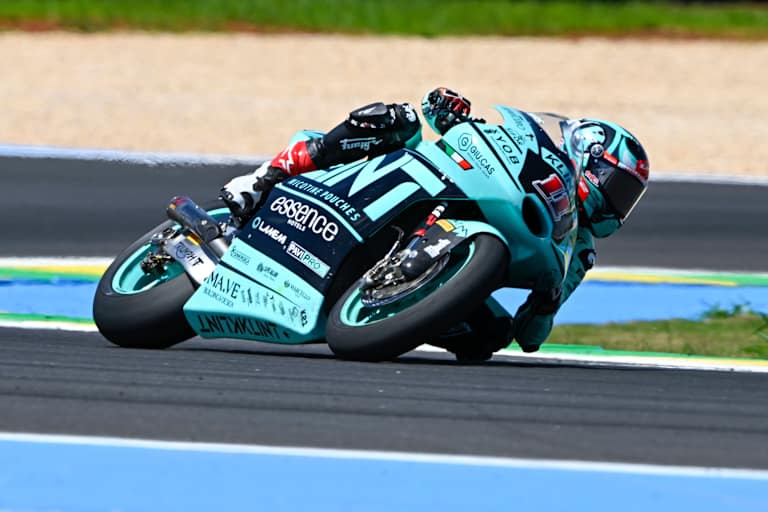 Alex Escrig auf seiner Forward-Moto2-Maschine
