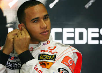 Lewis Hamilton in seinem ersten Formel-1-Jahr 2007