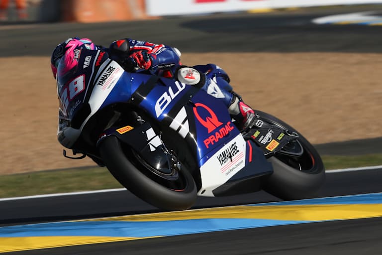 Izan Guevara holte sich in Le Mans den Moto2-Sieg