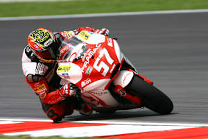 Als Ersatz für Alex Hofmann: Chaz Davies auf der Ducati von d'Antin
