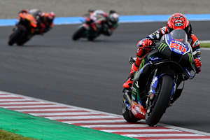 Fabio Quartararo durfte im Japan-GP nicht Vollgas geben