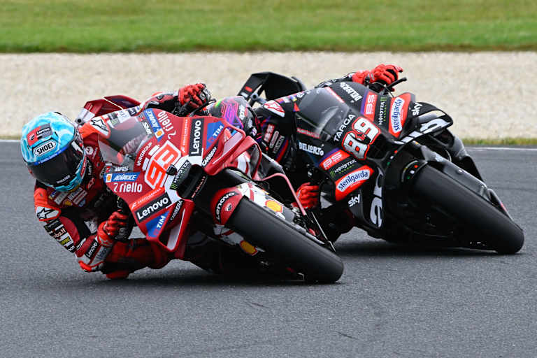 Marc Marquez im Duell mit Jorge Martin