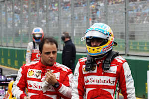 Felipe Massa und Fernando Alonso als Ferrari-Fahrer 2013