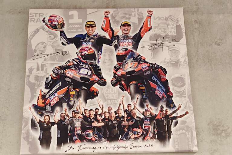 Das Team Liqui Moly Dynavaolt Intact hat 2025 sechs Grand Prix gewonnen