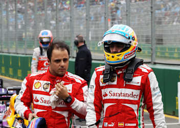 Felipe Massa und Fernando Alonso als Ferrari-Fahrer 2013