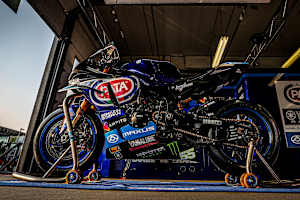 Die Yamaha R1 vom Werksteam