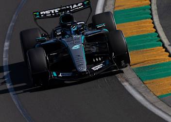 George Russell war im 3. Melbourne-Training deutlich schneller als der Rest