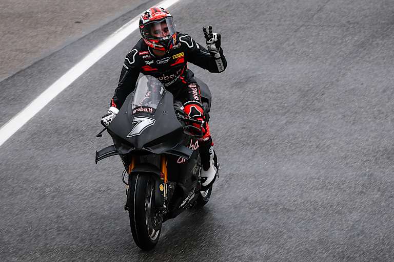 Iker Lecuona konnte kaum im Trockenen testen