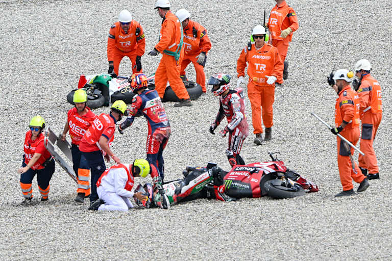 Johann Zarco hatte riesiges Glück