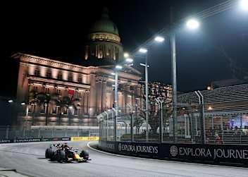 Max Verstappen auf dem Marina Bay Circuit von Singapur