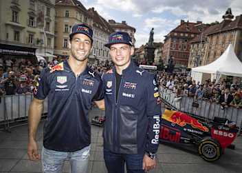 Daniel Ricciardo und Max Verstappen 2018