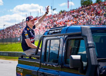Max Verstappen letztes Jahr bei der Fahrerparade