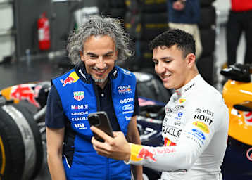 Laurent Mekies und Isack Hadjar