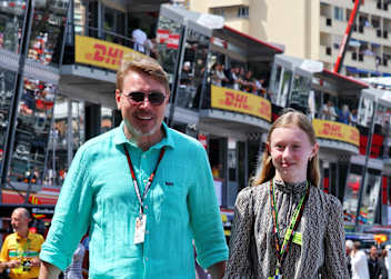 Mika und Ella Häkkinen