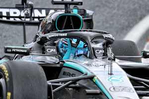 George Russell drehte im GP-Quali von Zandvoort die zweitschnellste Runde