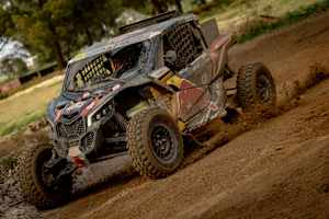 Matthias Walkner bei der Portugal-Rallye