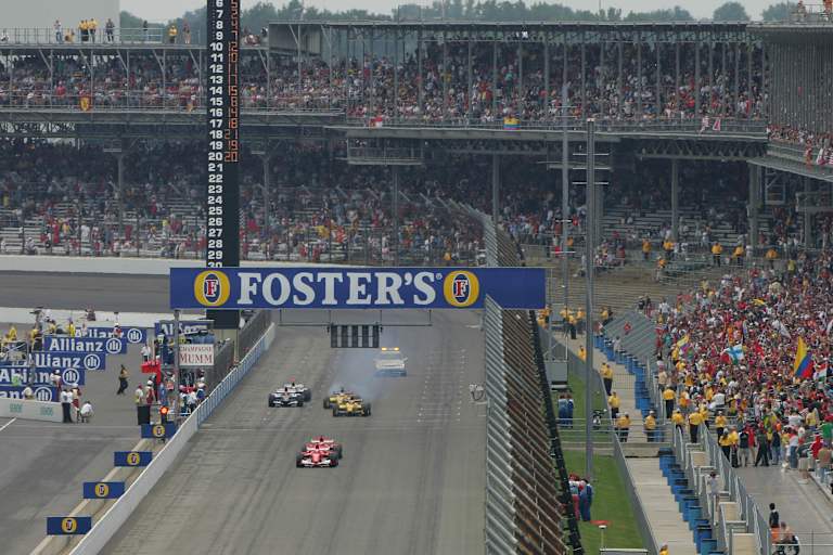 Indianapolis 2005: Wo sind die anderen Autos?