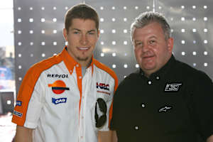 Rudi Moser mit MotoGP-Legende Nicky Hayden