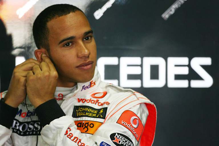 Lewis Hamilton in seinem ersten Formel-1-Jahr 2007