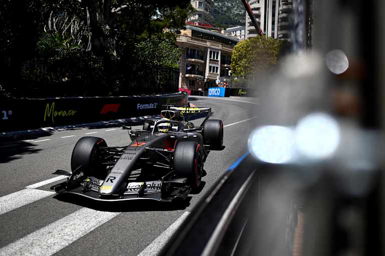 Nico Hülkenberg mit seinem Audi in Monaco