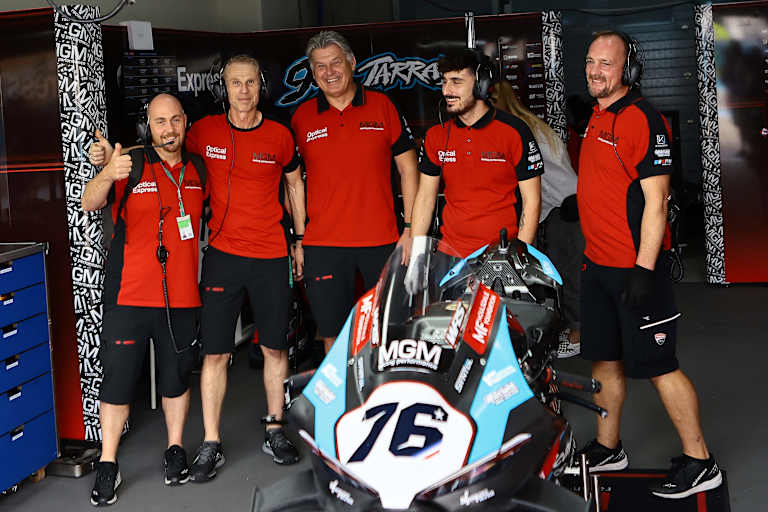 Michael Galinski verabschiedete sich mit MGM aus der Superbike-WM