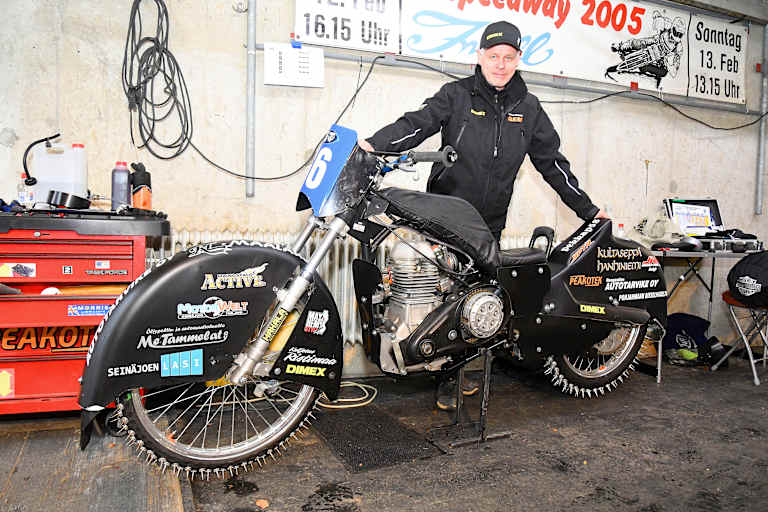 Das Bike von Aki Ala-Riihimäki: Sehr niedrige Sitzposition