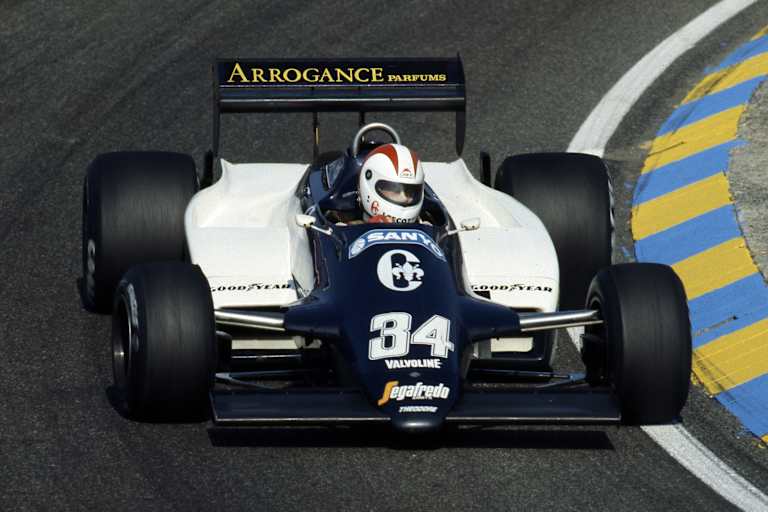 Cecotto 1983 in der Formel 1 mit Theodore