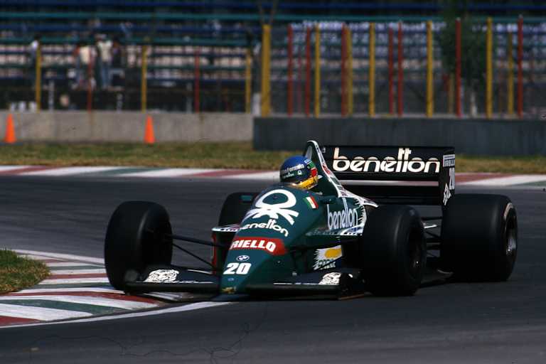 Gerhard Berger 1986 in Mexiko