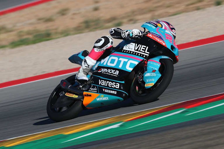 Maximo Quiles holte sich den Sieg beim Heimspiel in Aragon