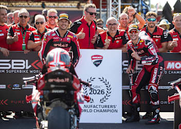 Ducati hat die Herstellerwertung der Superbike-WM 2026 bereits gewonnen