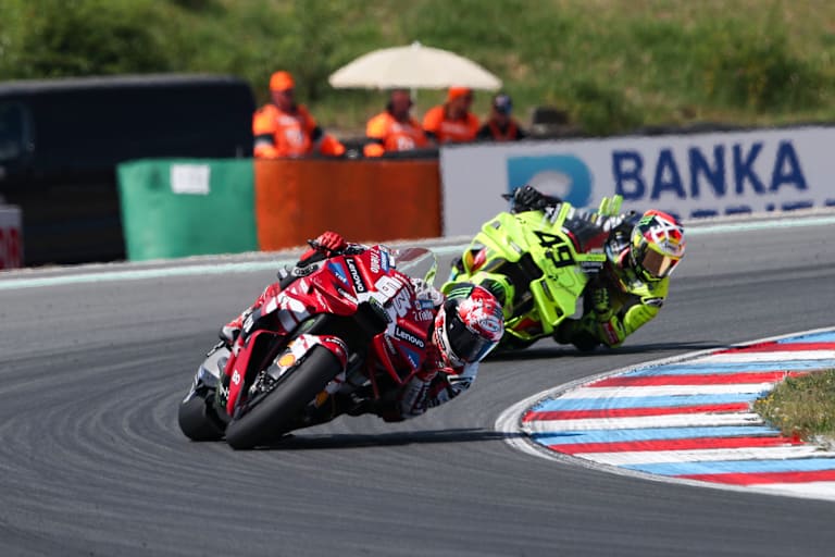 Francesco Bagnaia verteidigte Platz 3 in der letzten Runde gegen «Diggia»